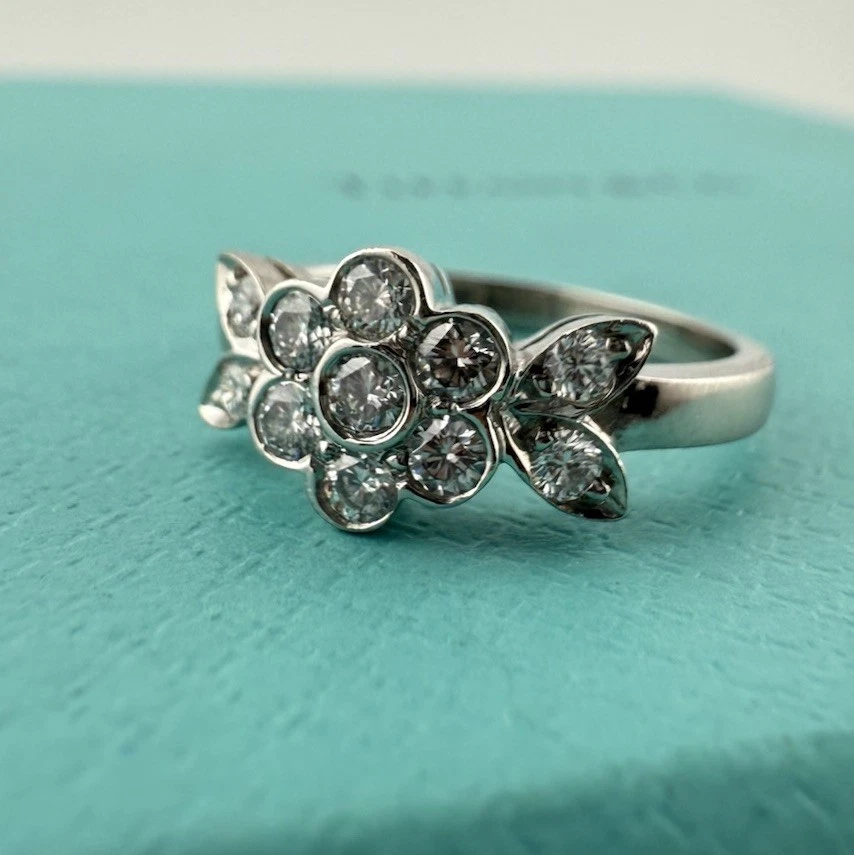 tiffany flower ring products for sale | eBay