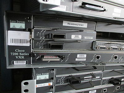 Cisco 7200VXR Wired Ethernet Network Router + 2x 800-06347-02 1x 800-01838-07