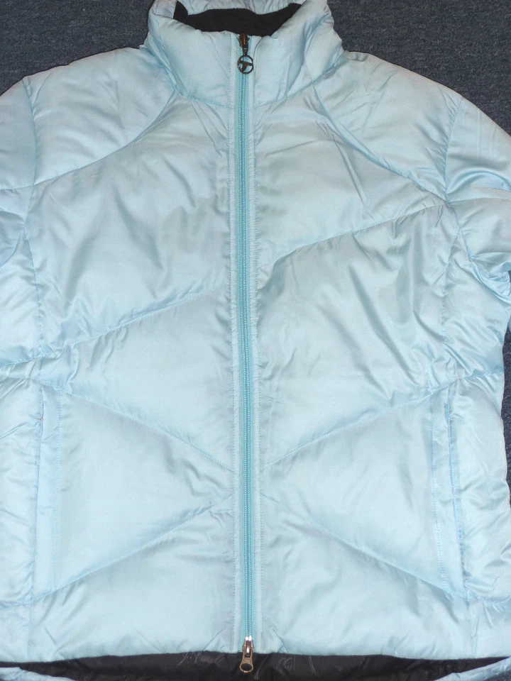 Columbia Dynasty Dish Down Jacket Womens Ski Hike Packable Coat Blue L - Image 4 of 4