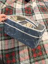 NWOT Trend Lab Blue Diaper Caddy - Stars Constellations Pockets Storage Versatil