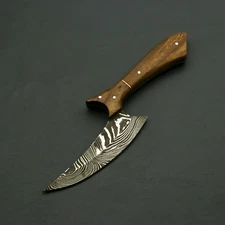 Custom Handforged Damascus Steel knife Full Tang  + Sheath