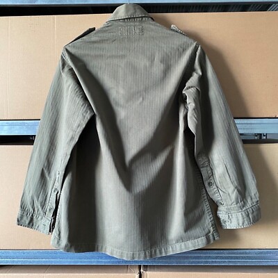 70s vintage Dutch Netherlands KL HBT cotton olive drab 70s vintage Dutch Netherlands KL HBT cotton olive drab