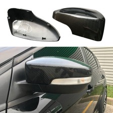Carbon Fiber Color Rearview Mirrors Replace Cover Fit For Ford Focus 2012-2018 Carbon Fiber Color Rearview Mirrors Replace Cover Fit For Ford Focus 2012-2018
