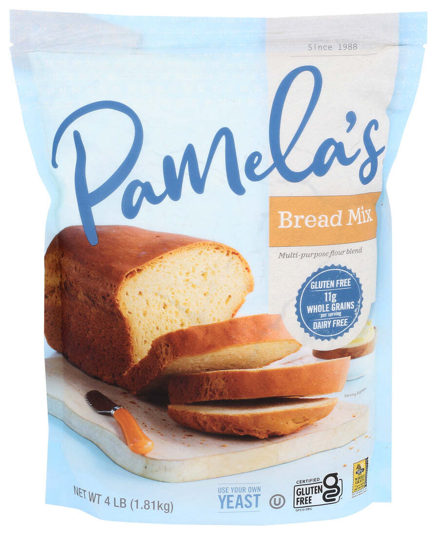 Универсальная безглютеновая хлебная смесь PamelaS, 64 унции, Упаковка из 1