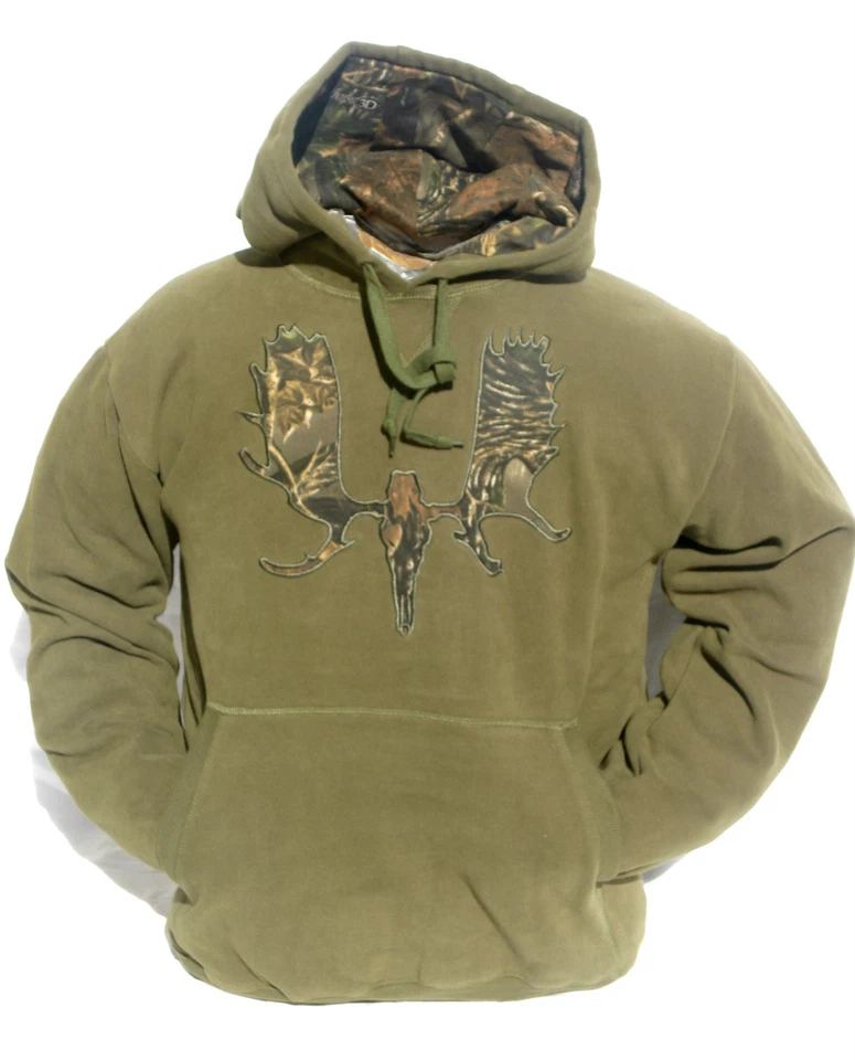Cabela's Para Hombre Signature Big Game Moose 360 GM Peso Pesado Polar Caza Sudadera con Capucha Foto 4 de 4
