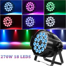 270W PAR Lights RGBW Stage Lighting 18LED DMX512 DJ Disco Party Club Show Light