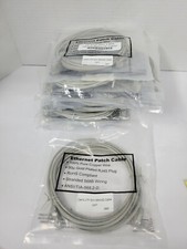 Lot of 18 10 ft Cat6 RJ45 SLIM Ethernet LAN Network UTP Patch Cable 28AWG Gray