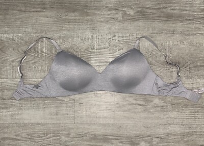 Victorias Secret No-Wire Sans Armature 36DD Gray Bra