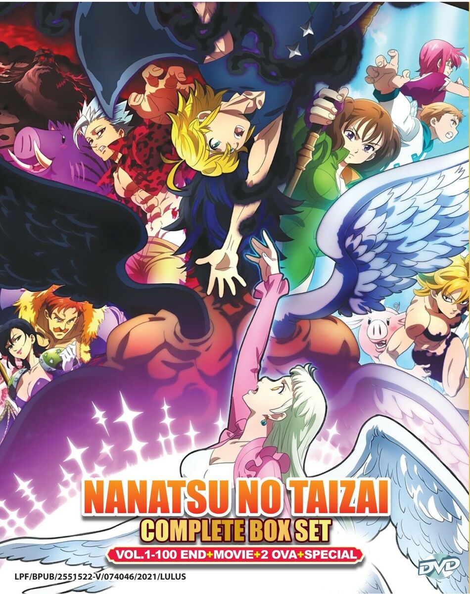 Anime DVD Nanatsu No The Seven Deadly Sins Season 1-5 + Movie + 2OVA + SP | eBay
