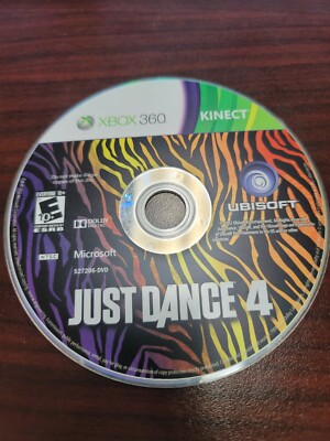 Just Dance 4 (Microsoft Xbox 360) NO TRACKING - DISC ONLY 5812
