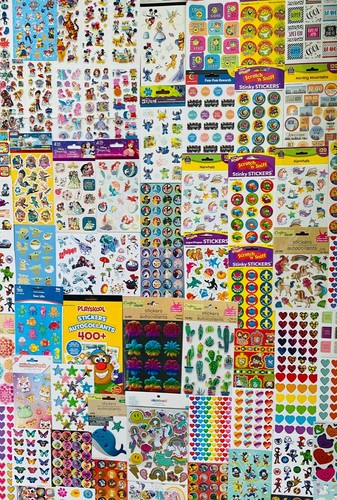 MEGA 667 Sticker Lot! Mxd Bluey Minnie Mouse Spiderman Among Us Tiger Paw Patrol - Picture 12 of 23