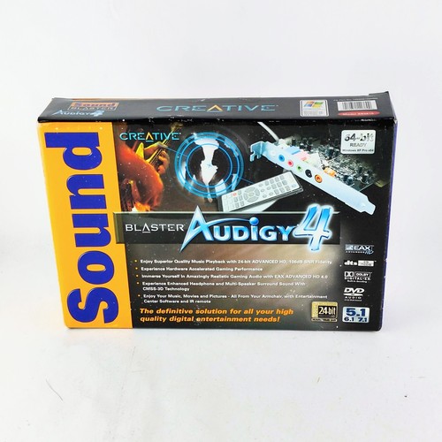 Creative Labs Sound Blaster Audigy 4 SB0610 PCI Audigy4 Sound Card for PC SEALED