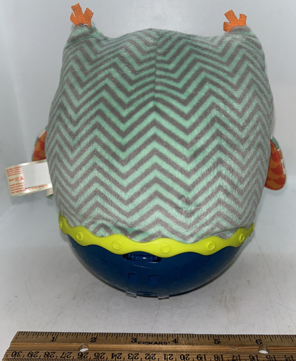 B Toys Owl Be Back Plush Light-Up Music Sounds Developmental Works