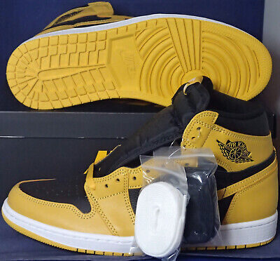 2021 Nike Air Jordan 1 Retro High OG Pollen White Black SZ 2021 Nike Air Jordan 1 Retro High OG Pollen White Black SZ