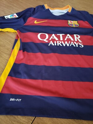 Nike Dri-Fit FC Barcelona Jersey 2015 #12 Gawron Soccer Boy's Size