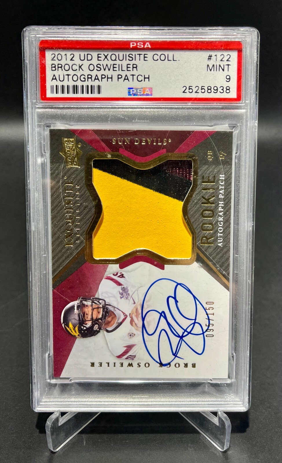 Brock Osweiler Upper Deck Exquisite Collection #122 Autograph Patch