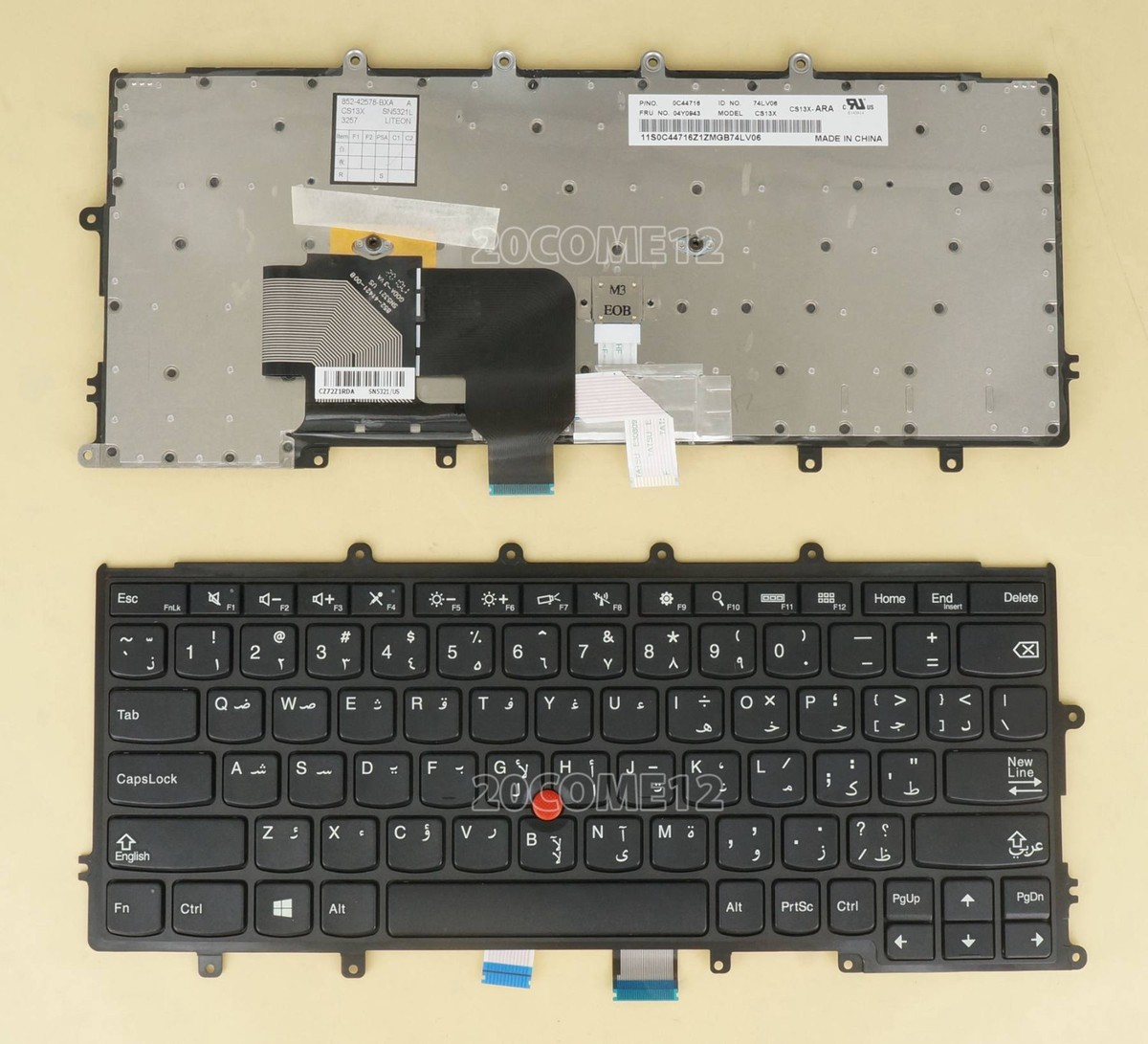 NEW FOR Lenovo Thinkpad X260 X270 20HN 20HM Keyboard NO backlit US