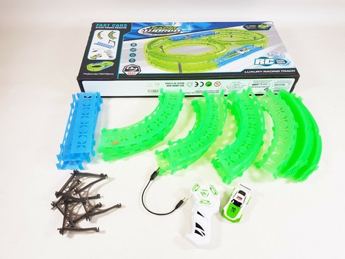 F1 Juguete Carrera Juego Ranura Coche Carreras Pista Control Remoto Eléctrico Niños Construir - Imagen 7 de 11