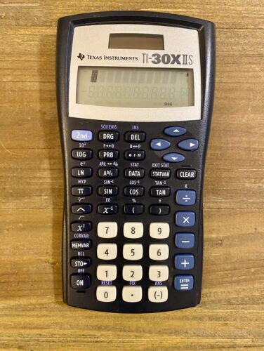 Texas Instruments Scientific Calculator Tl-30X llS Solar/Battery - (tested) - Afbeelding 1 van 2