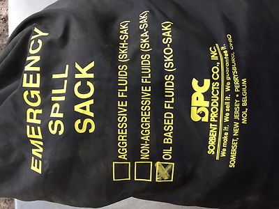 SKO-SAK Sorbent Emergency Spill Sack - Oil Spill Kit 9 gallons