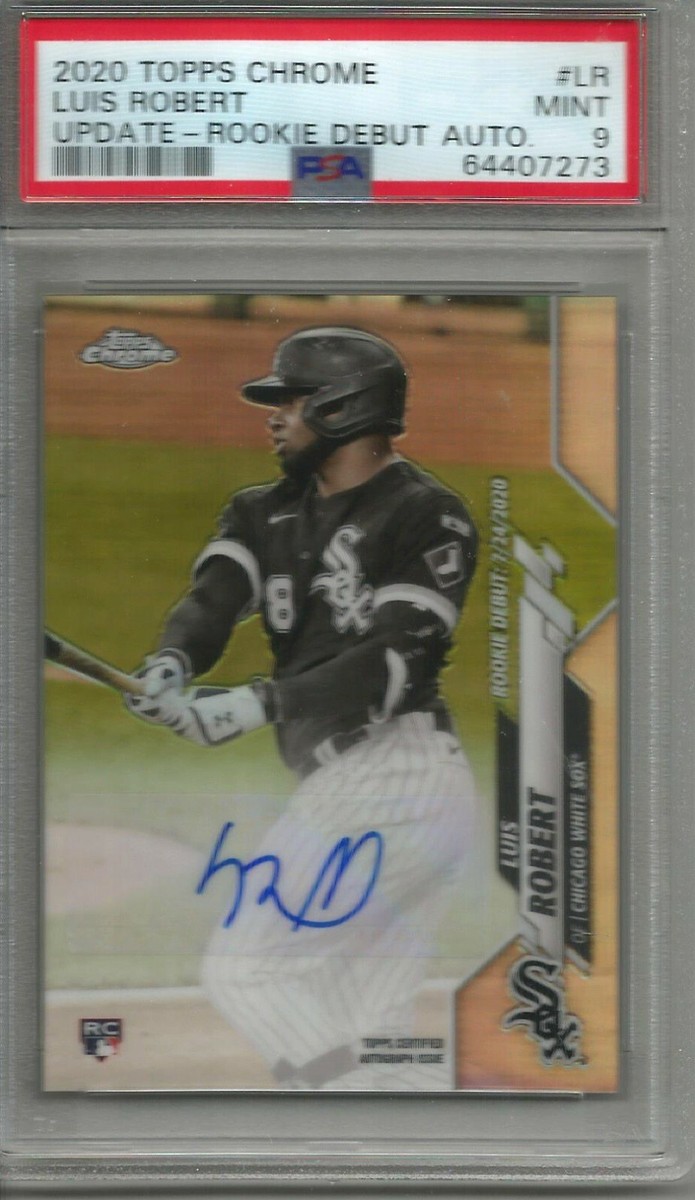 その他 2020 topps chrome luis robert auto /250 Luis Robert 2020 Topps Chrome Update Refractor Rookie Debut