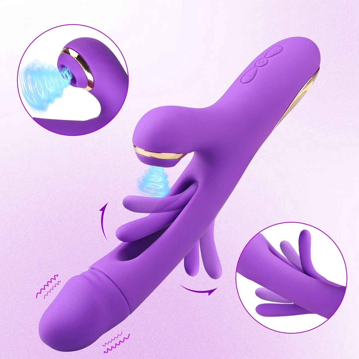 For Women Powerful Personal Bullet Vibrators Waterproof Neck Wand Massagers Toys