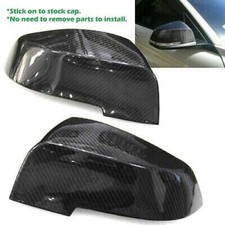 Gloss Real Dry Carbon Fiber Mirror Cap Cover Fits 14-20 F32 F33 F36 428i 440i