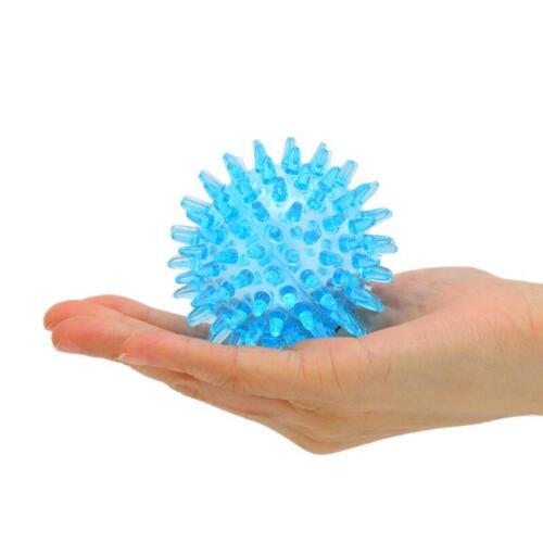 Boule pointue souple transparente de 7 cm pour massage récupération de force - Photo 1/12