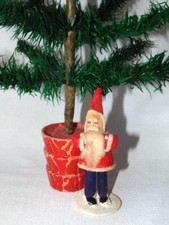 Vintage CHRISTMAS 4" SANTA Decoration, Japan 2