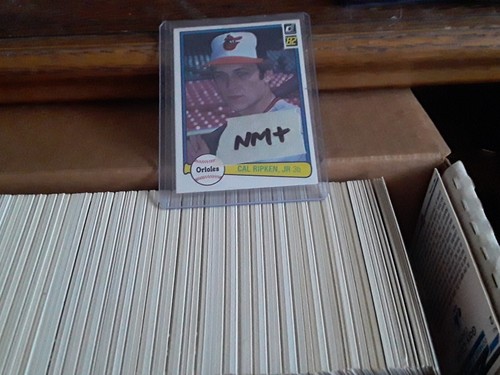 1982 Donruss Including Cal Ripken Jr Rookie Card EX to Mint