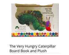 The Very Hungry Caterpillar Board Book and Plush