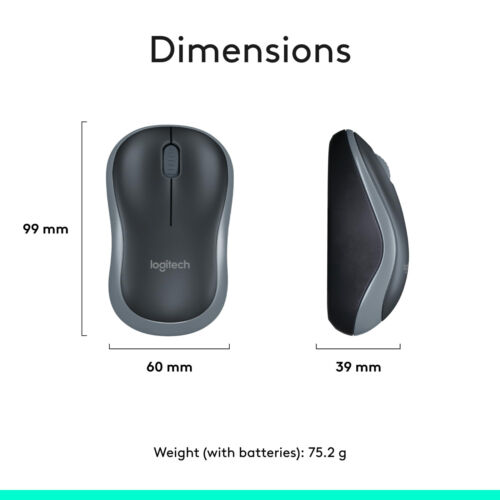 Logitech MK270 Wireless Keyboard And Mouse Combo For Windows, 2.4 GHz Wireless, - Picture 4 of 10