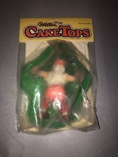 Vintage WILTON Cake Tops Decoration Golfer Blowing Ball into Hole NEW
