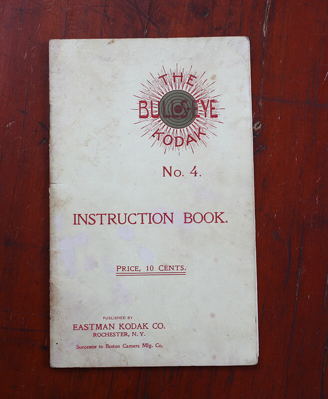 中国　 KODAK NO. 4 BULLS-EYE INSTRUCTION BOOK, DEC 1898/cks/207455 | eBay