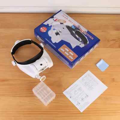 Multi-functional Magnifier Headband Loupe With 5 Replaceable Lenses Head Mounted