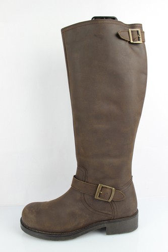 XIT By DInsko Bottes en Cuir Gras Marron T 41 Très bon état - Photo 6 sur 12