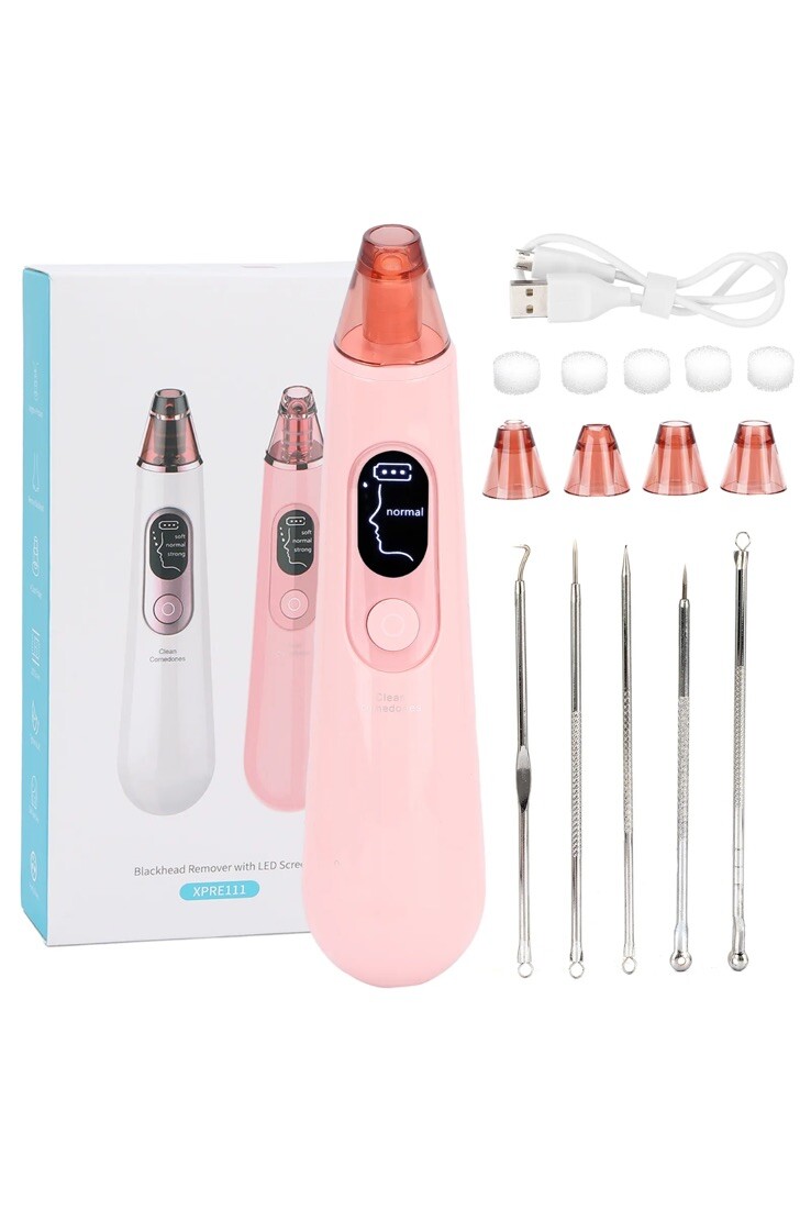 Vacuum Blackhead Remover Strong Suction Pore Cleaning Electric Facial Cleane GF0