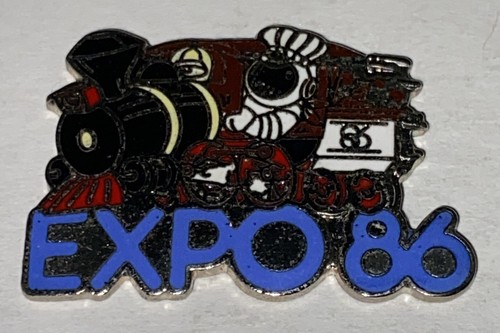EXPO 86 World's Fair Vancouver British Columbia Canada Lapel Pin Ernie on Train