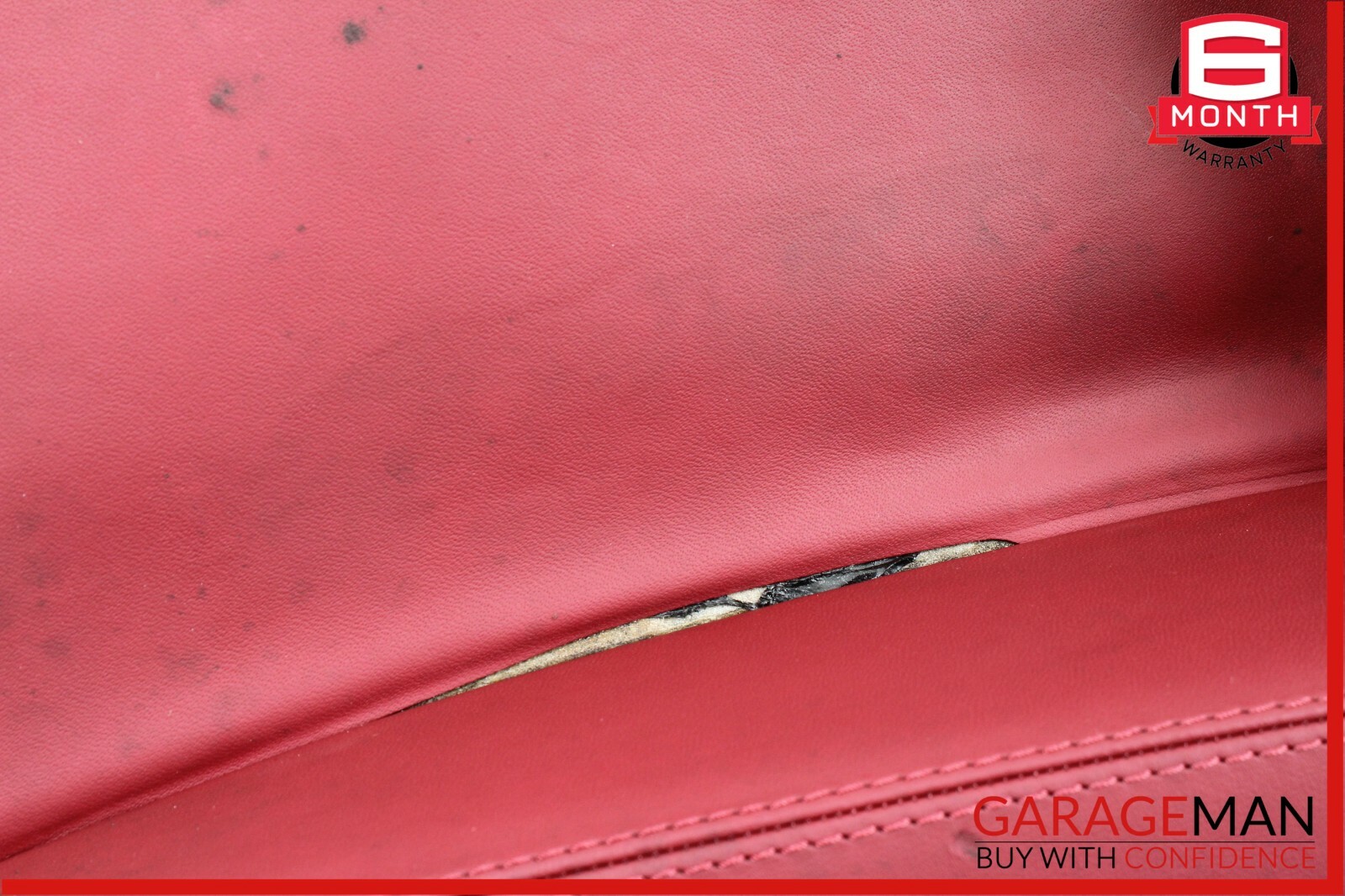 14-18 Maserati Quattroporte Front Right Passenger Side Interior Door Panel Red