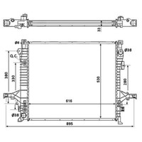 NRF 58356 KüHler MotorküHler WasserküHler MotorküHlung