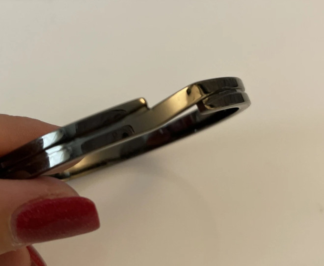 NICE Authentic MARC JACOBS Key Ring Nice Black gu… - image 4