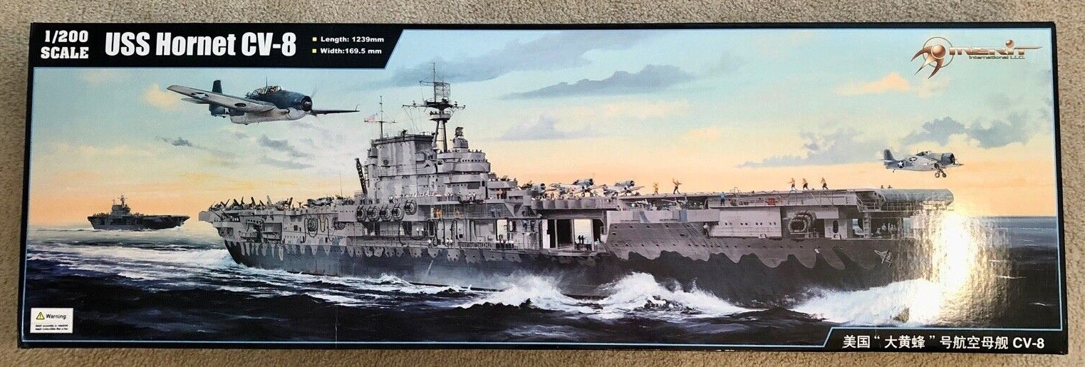 I Love Kit 1/200 – USS Hornet CV-8 – Maquette Détaillée De Porte-Avions, Collectionneur Dès 14 Ans, Contient Petites Pièces