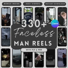 330+ Faceless Men Reels Bundle – Dark Aesthetic