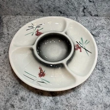 California Pottery Lane & Co. Ca CHIP & DIP Platter Vintage Van Nuys 3060 MCM