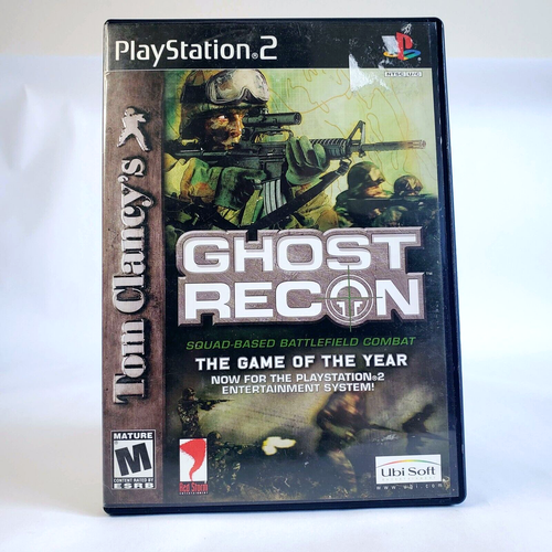 Jeu PS2 Tom Clancy's Ghost Recon Complet PAL - Bon état Boîtier Et Notice