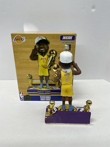 ROBERT HORRY SIGNED LAKERS 3X CHAMPION LIMITED #/216 FOCO BOBBLEHEAD BAS W128306 - Picture 4 of 5