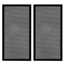 280mm x 140mm Computer Case Fan Dust Filter PC Mesh with Magnetic Frame 2 Pcs 