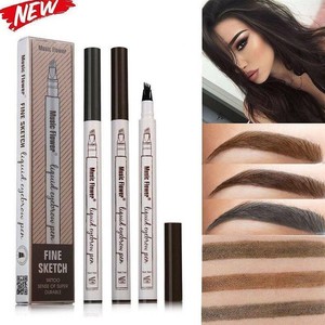 Details About Music Flower Waterproof Liquid Eyebrow Pen Fine Sketch Tattoo Natural Pencil Pen