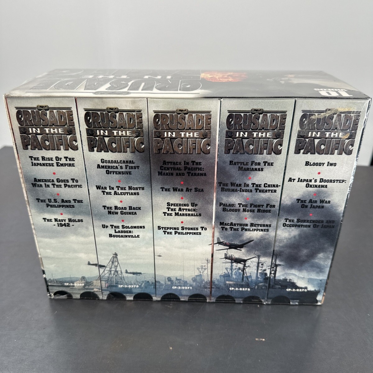 WWII 10 VHS Tapes Crusade in the Pacific Boxed Set 56775026837| eBay