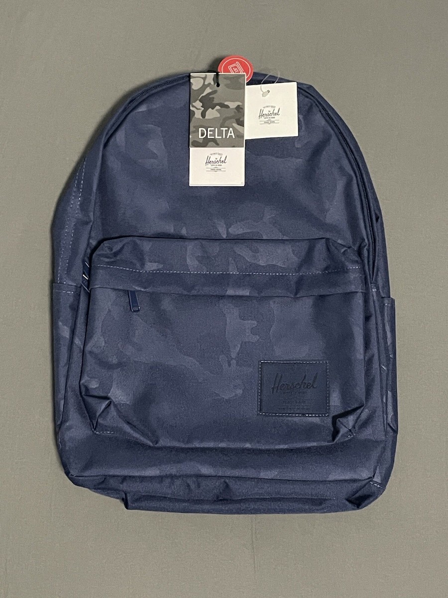 blue camo herschel backpack NWT Herschel Classic XL 10492-02445 Medieval Blue/Tonal Camo 30L Delta RARE